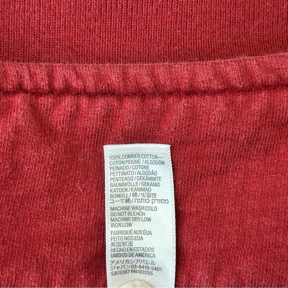 LAKE MONSTER BREWING Ca Fleece Red Zip Front Sweatshirt Size Medium - Picture 8 of 13